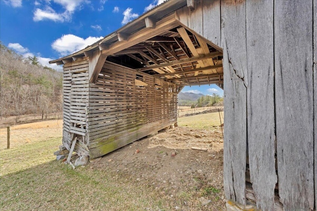 exterior space featuring an outdoor structure