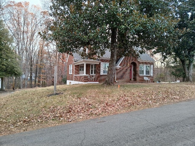 view of front of home with a porch