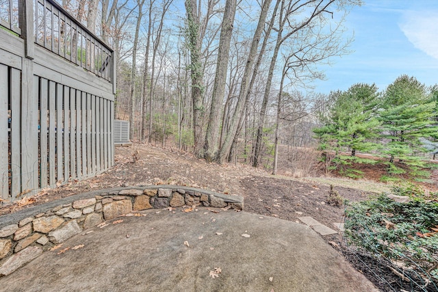 view of yard featuring a patio