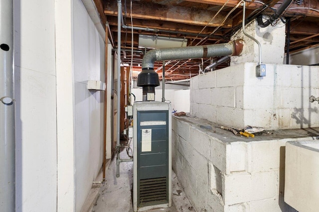 view of utility room