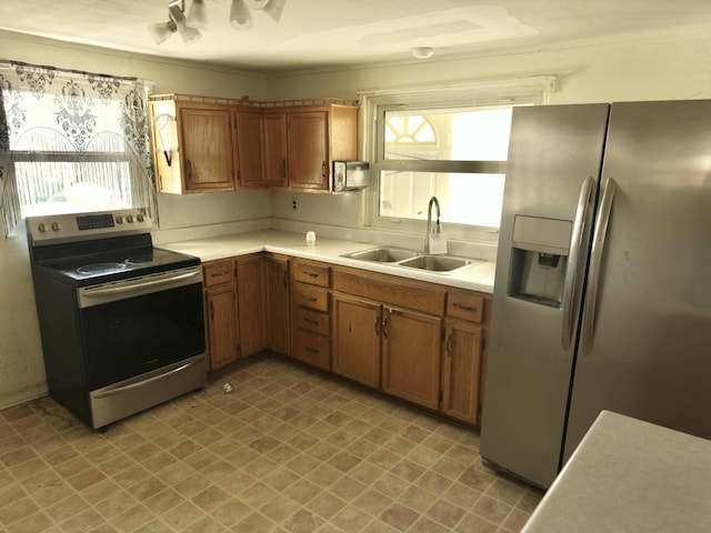 kitchen featuring sink and stainless steel appliances