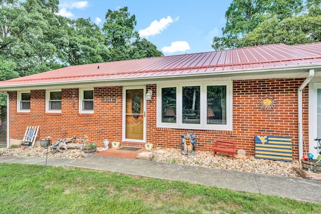 view of ranch-style home