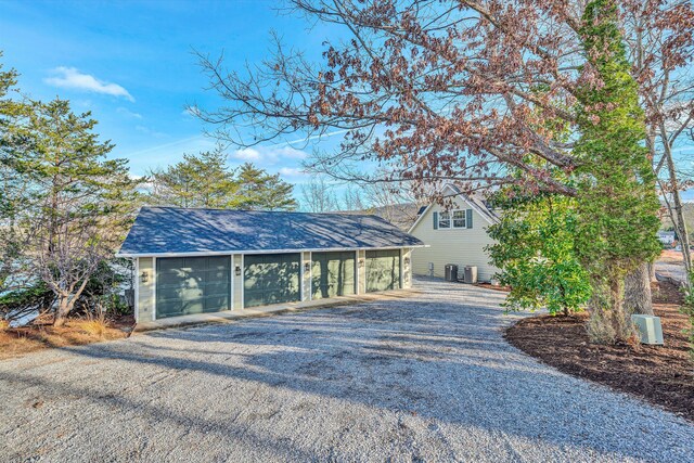 view of front of house featuring central AC unit