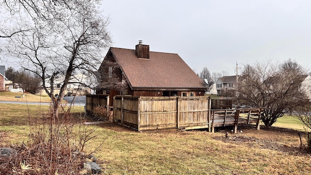 exterior space featuring a deck