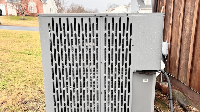 exterior details with central AC unit