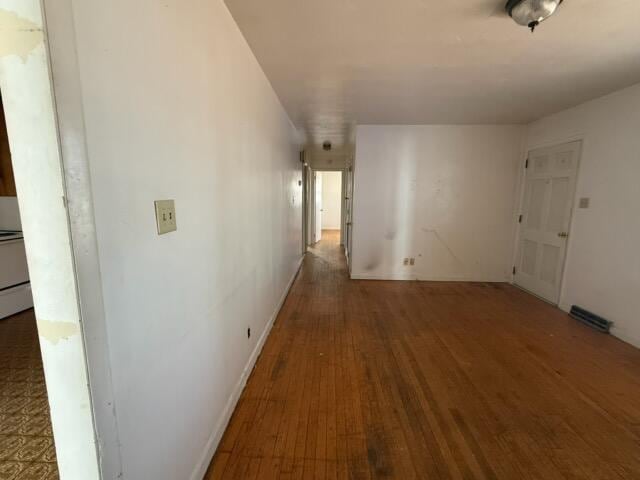 interior space featuring dark wood-type flooring