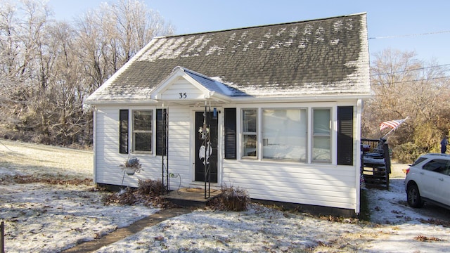 view of bungalow-style house