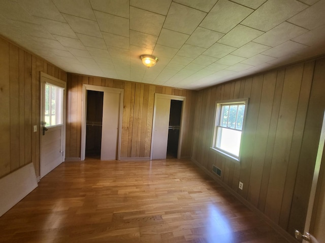 unfurnished bedroom featuring light hardwood / wood-style flooring