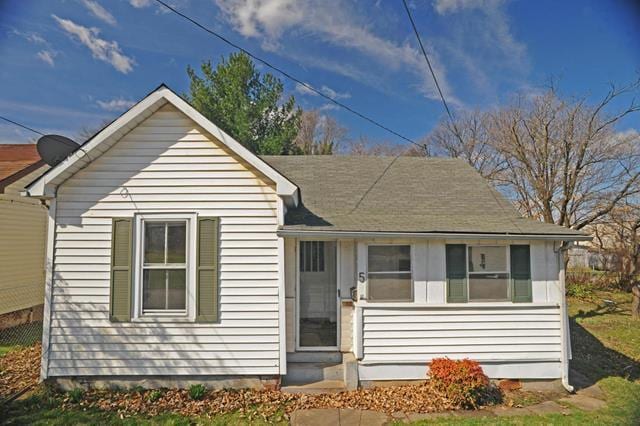 view of bungalow-style house