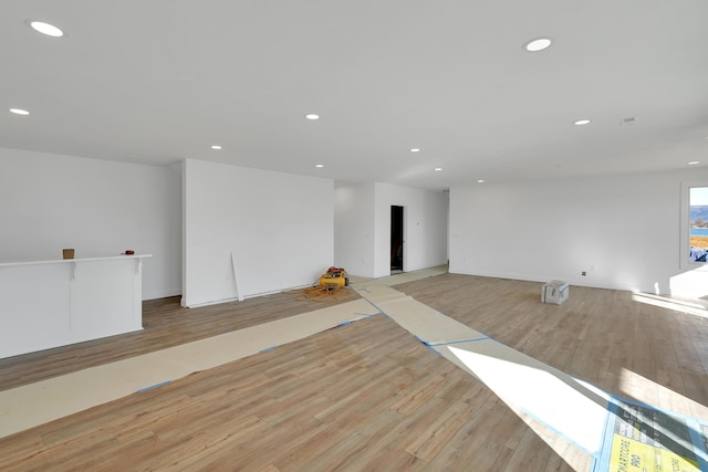 interior space featuring light hardwood / wood-style floors