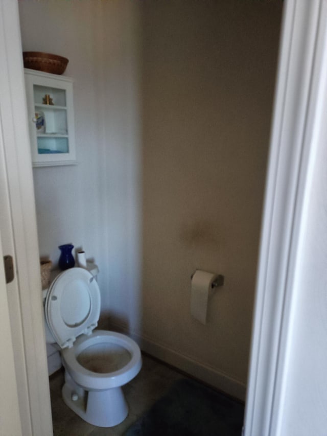 bathroom with toilet