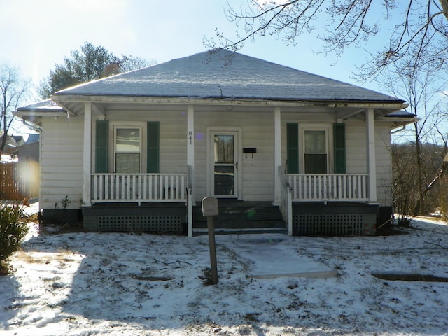 bungalow with a porch