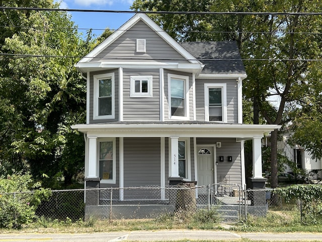 view of front of home