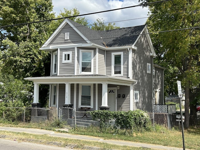 view of front of house with a porch