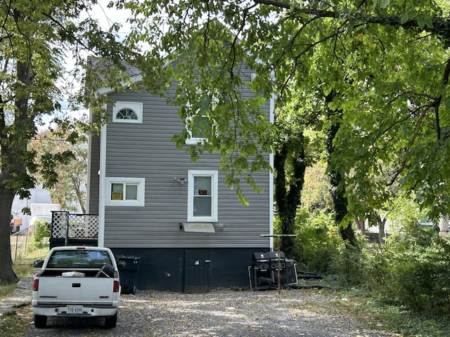 view of rear view of house