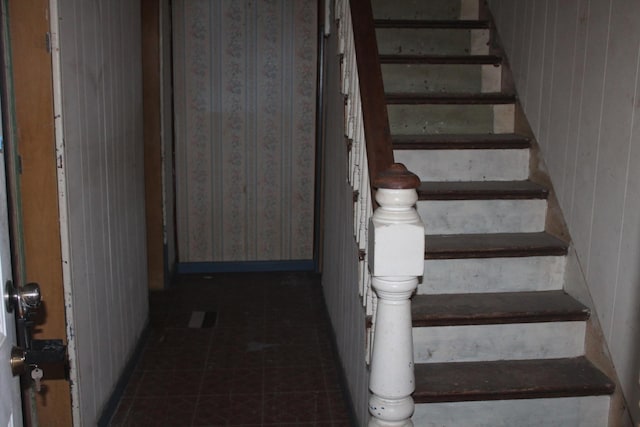 view of stairs