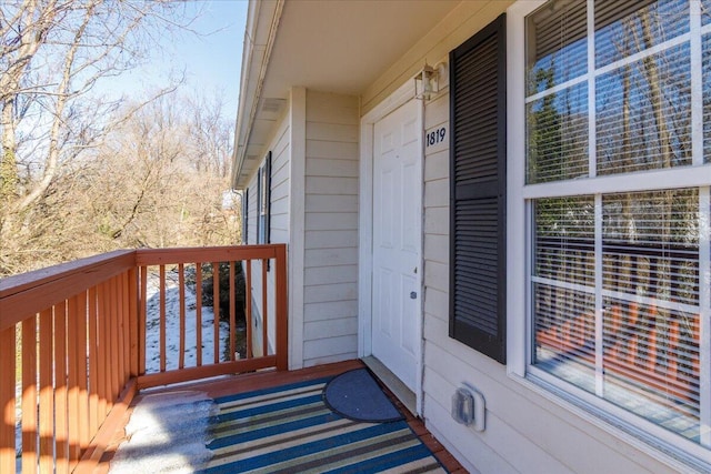 view of entrance to property