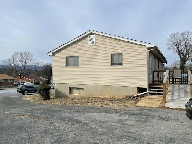 view of home's exterior