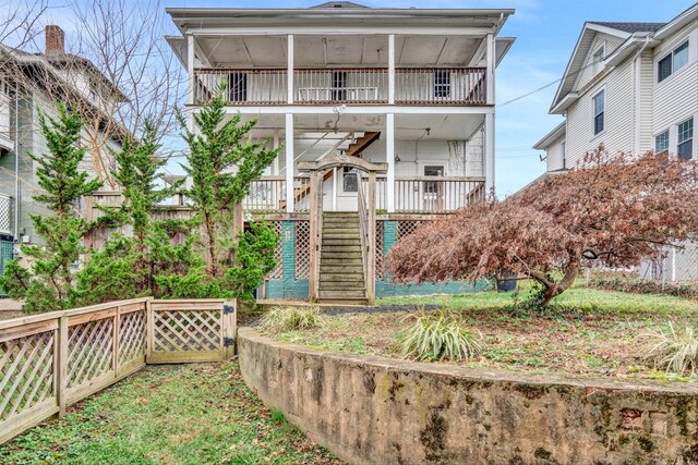 view of rear view of house