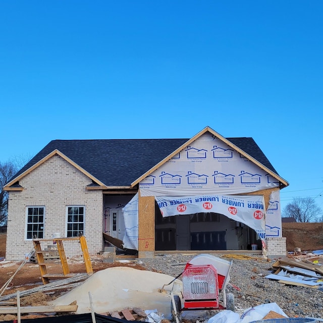 view of property in mid-construction