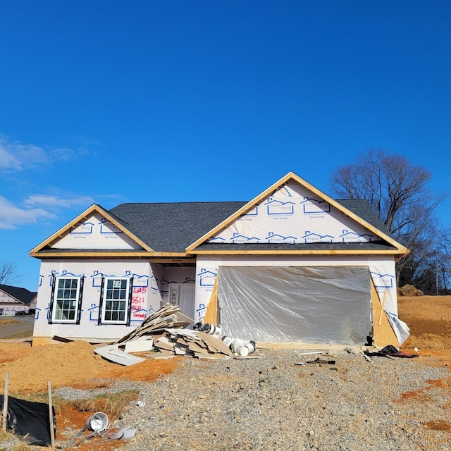 view of property under construction