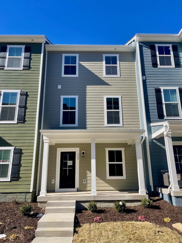 view of townhome / multi-family property