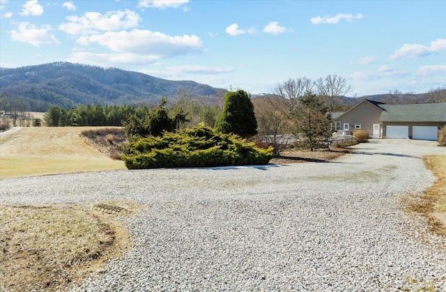 view of mountain feature