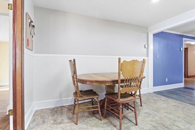 view of dining room