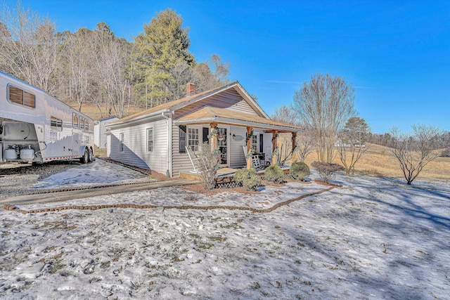 view of front of house featuring a porch