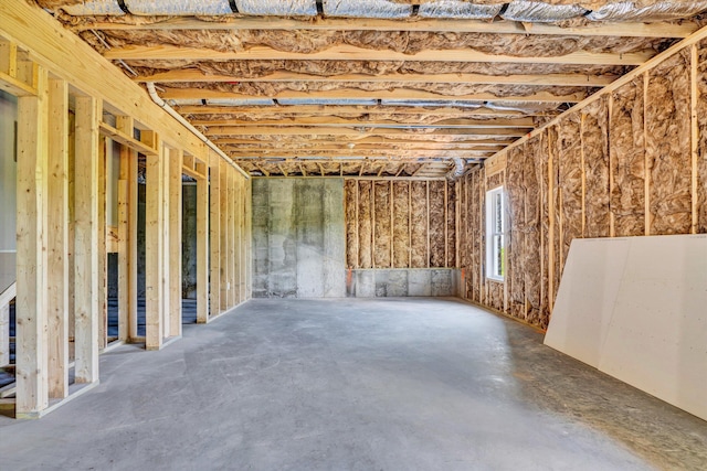 miscellaneous room featuring concrete flooring