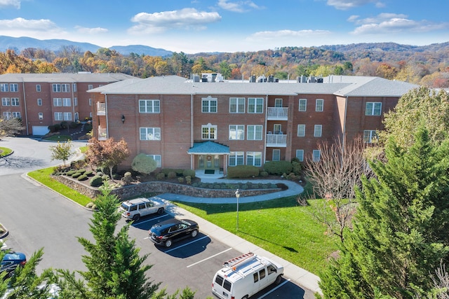 view of property featuring a mountain view