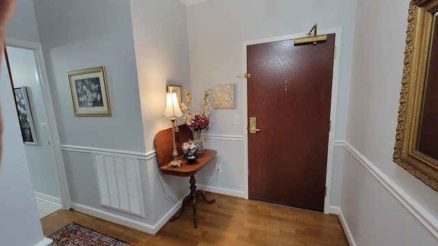 interior space featuring light hardwood / wood-style flooring