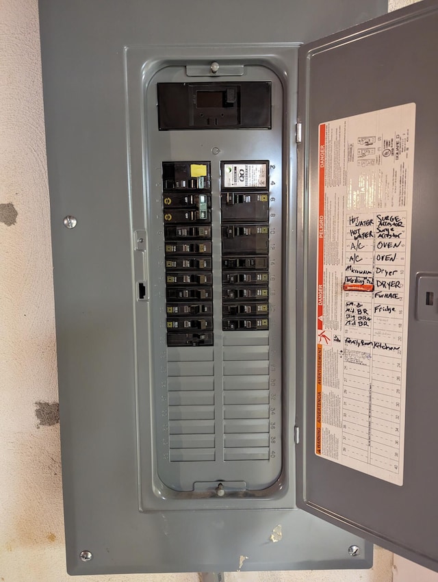 utilities featuring electric panel