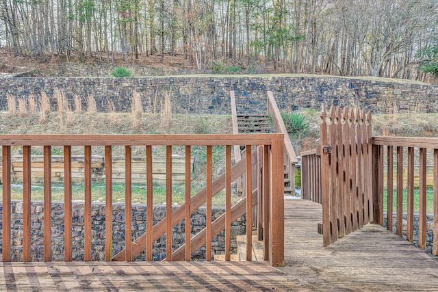 view of deck