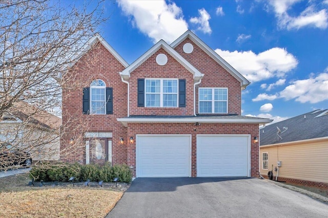 view of front property featuring a garage