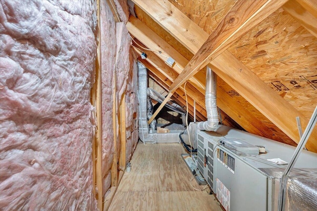 view of attic