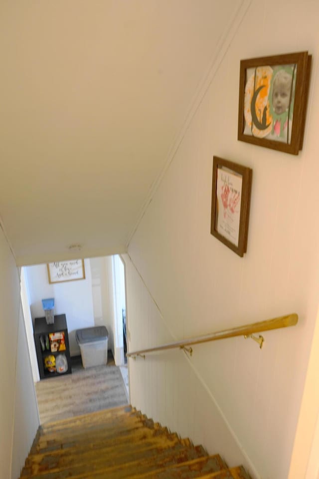 view of staircase