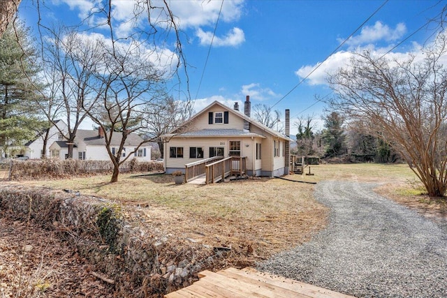 view of front of property