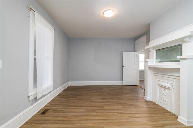 interior space featuring light hardwood / wood-style floors