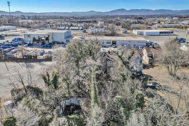 bird's eye view of mountains