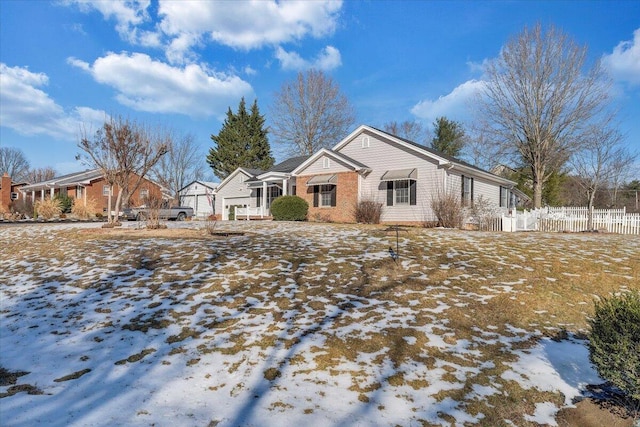 view of ranch-style house