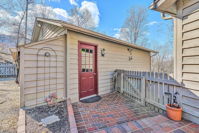 view of outbuilding