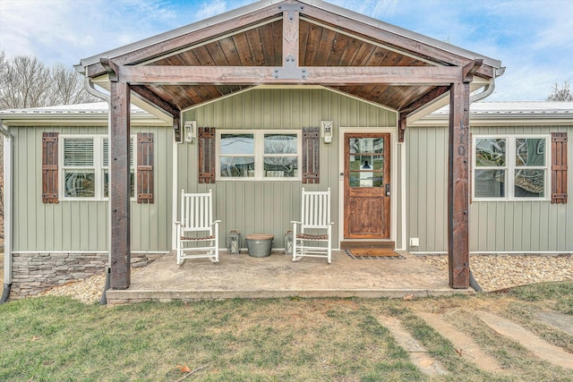 exterior space featuring a patio