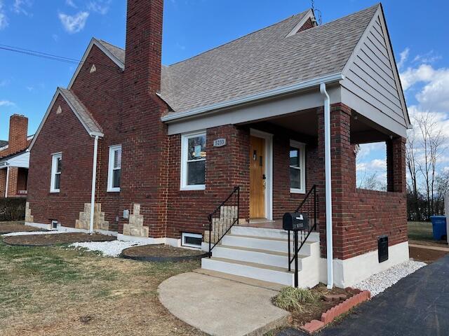 view of front of home