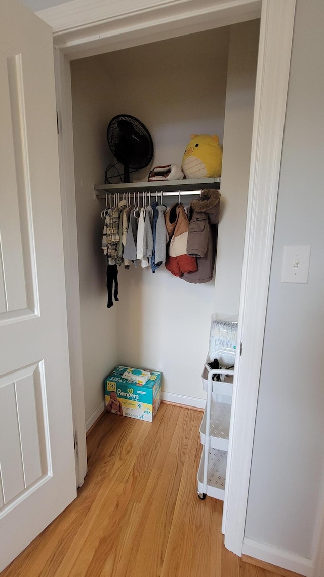 view of closet