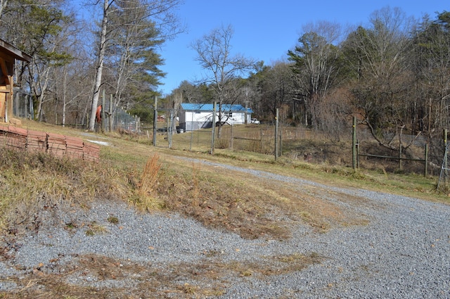 view of road