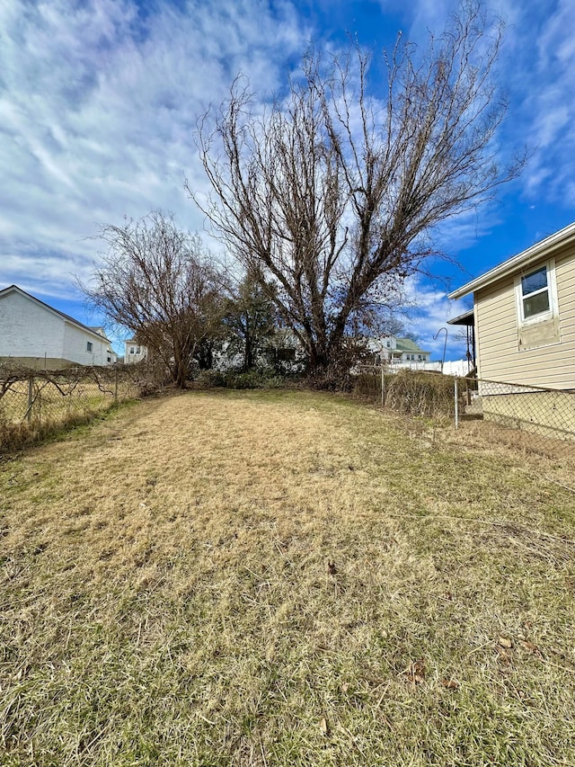 view of yard