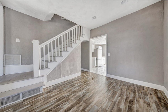 interior space featuring hardwood / wood-style flooring