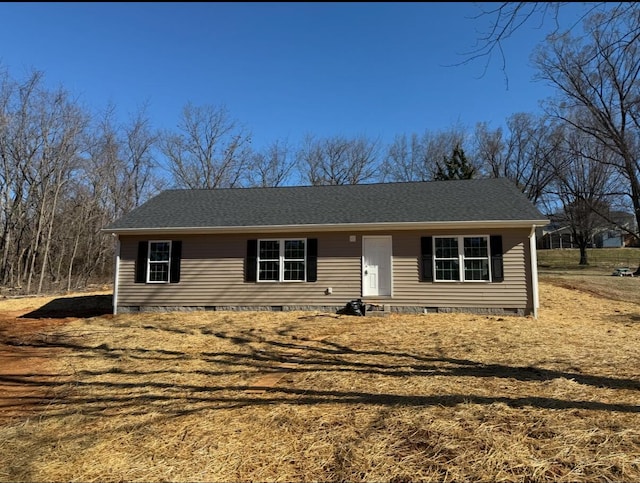 LOT19 Cedar Bluff Ln, Hardy, VA 24101 - ranch-style house featuring crawl space and roof with shingles