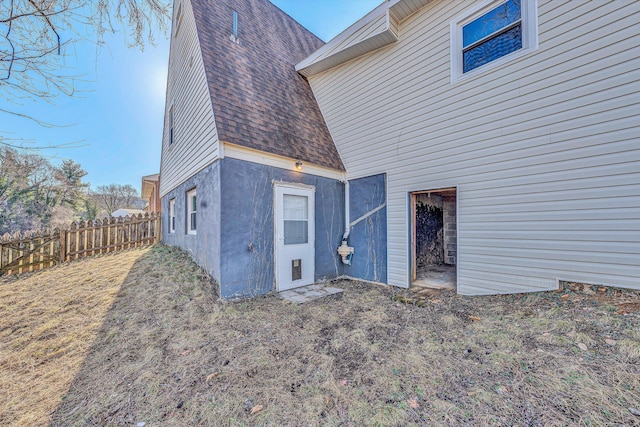 view of rear view of property